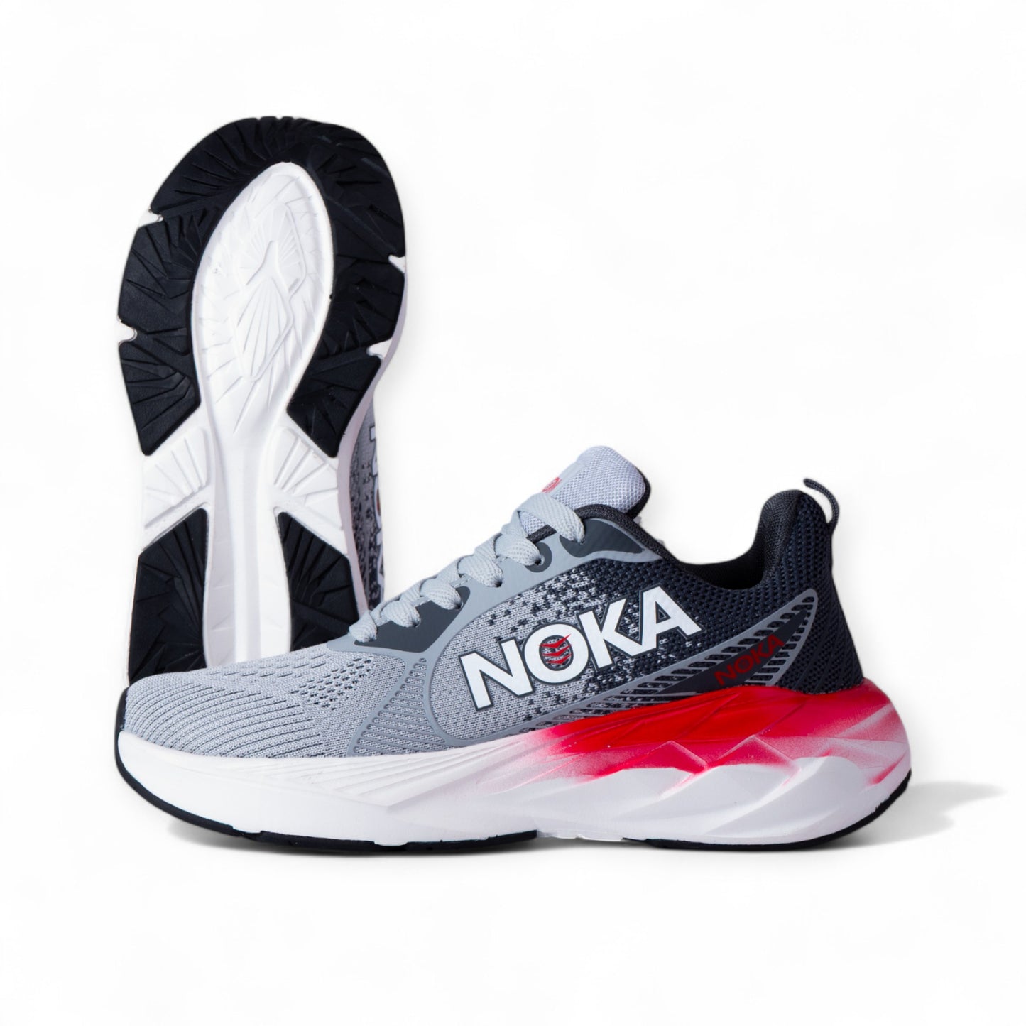 NOKA 003 GRIS - ROJO
