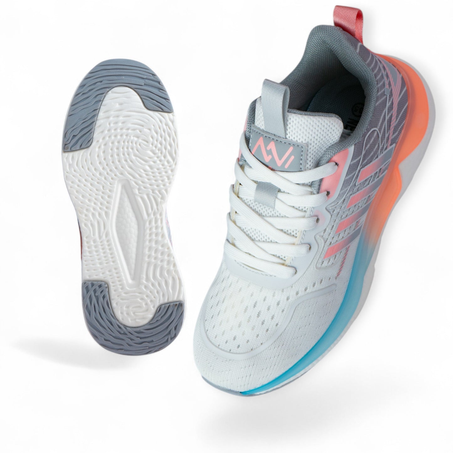 AD 0015 GRIS - NARANJA - AZUL