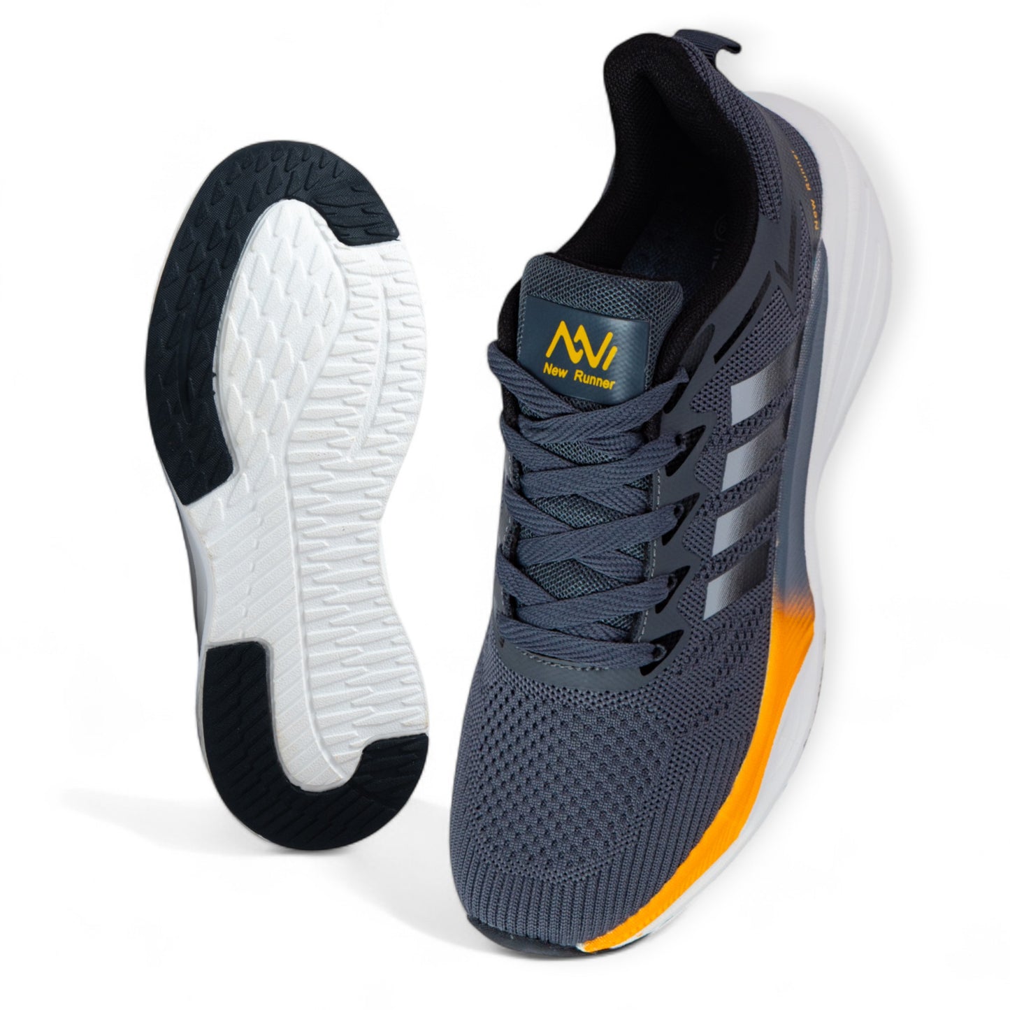 ADIDAS GRIS NARANJA