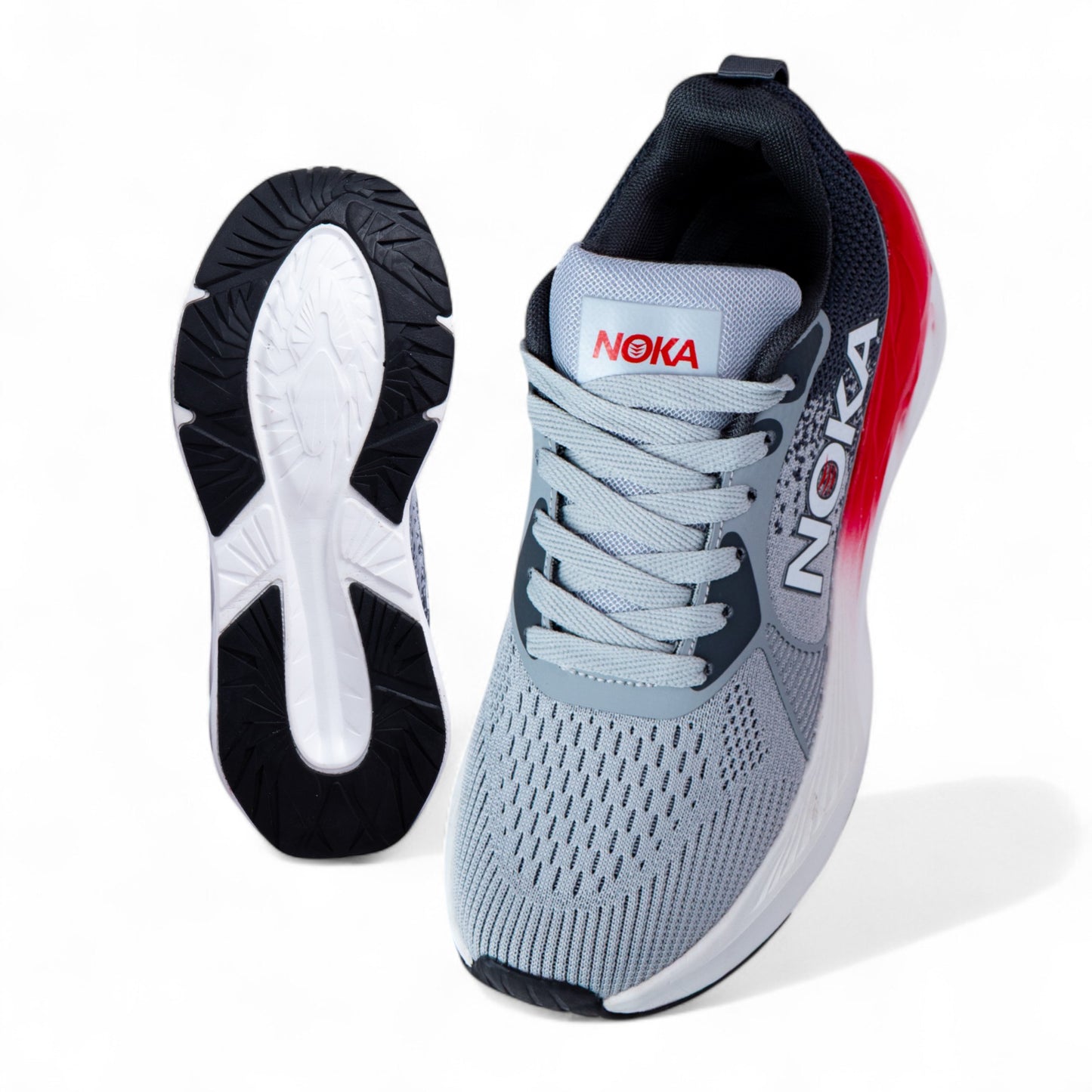 NOKA 003 GRIS - ROJO