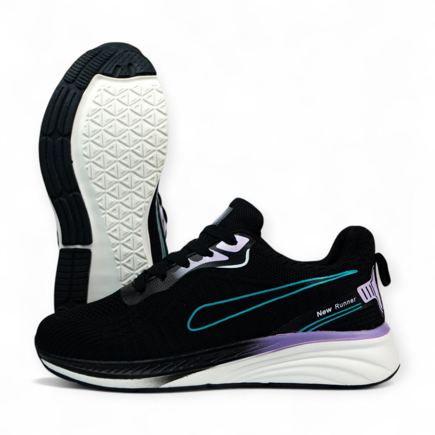 NEW RUNNER NEGRO - MORADO