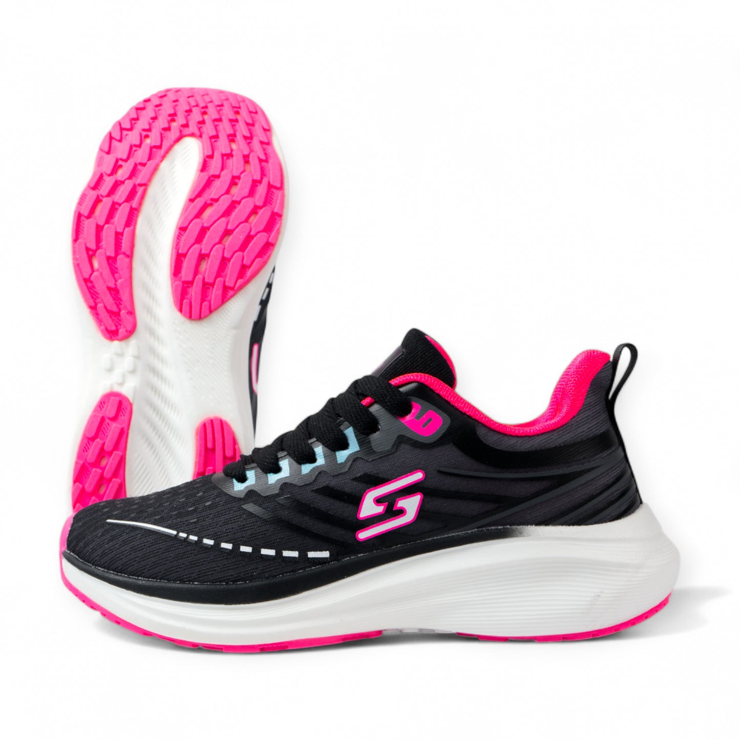 AD 0017 NEGRO - FUCSIA