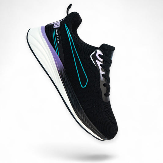 NEW RUNNER NEGRO - MORADO