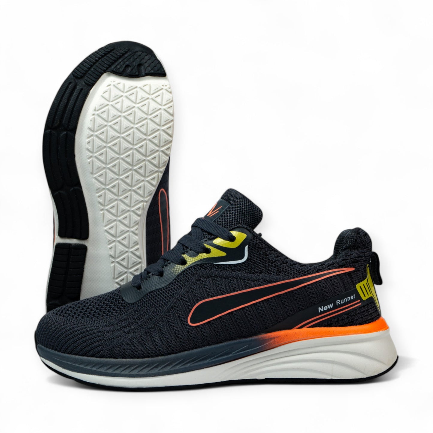 NEW RUNNER 002 AZUL - NARANJA